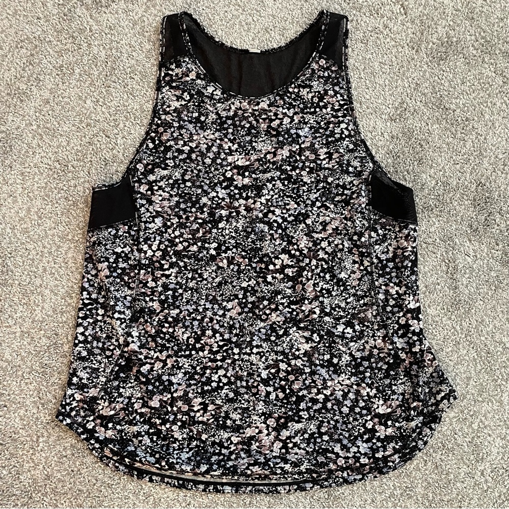 Lululemon Sculpt Tank II Floral Spritz Mesh Panel Women’s 36” Bust